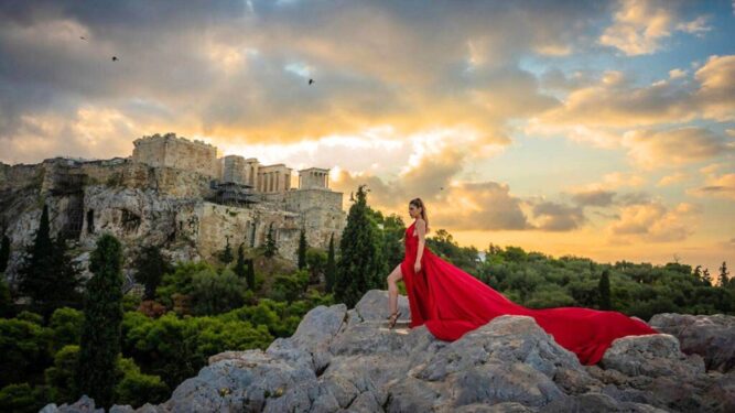 Φωτογράφιση στην Αθήνα με Flying Dress